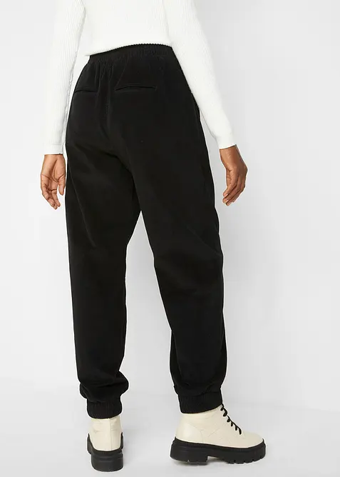 Pantalon en velours côtelé, coton extensible, bonprix
