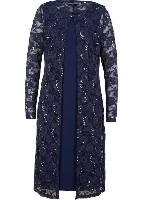 Robe à dentelle (ens. 2 pces), bonprix