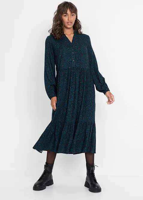 Robe midi en viscose, bonprix