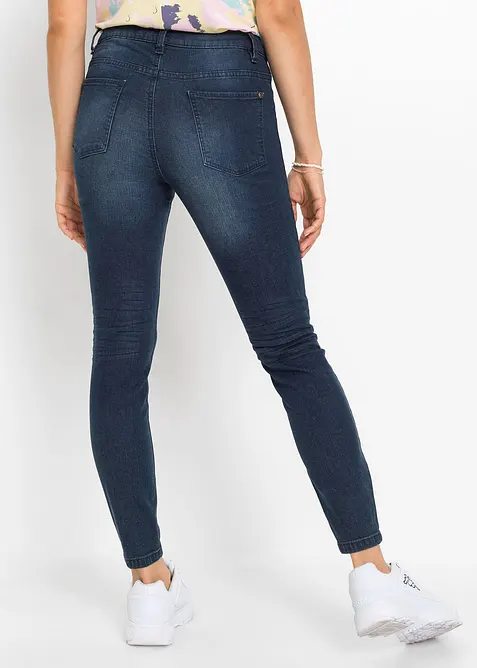 Jean skinny, taille mi-haute, raccourci, bonprix