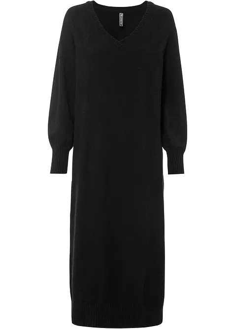 Robe midi oversize en maille, bonprix