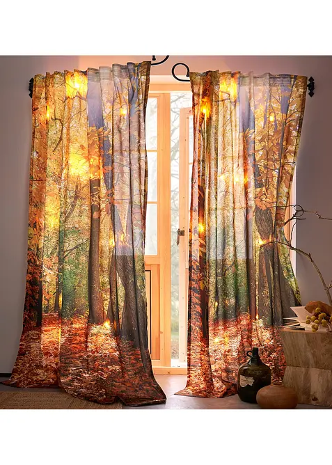 Panneau LED avec imprimé automnal (1 pce.), bonprix