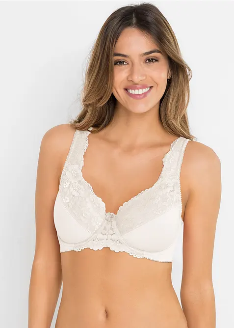 Lot de 2 soutiens-gorge minimiseurs à bretelles rembourrées, bonprix