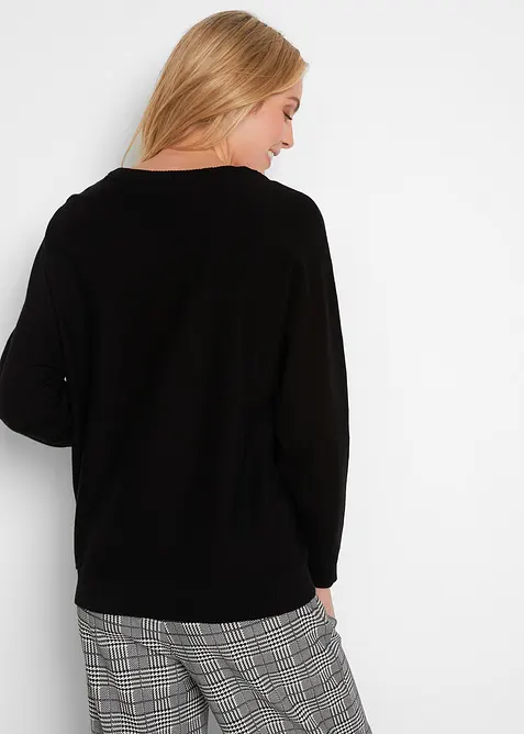 Pull &agrave; manches chauve-souris, bonprix