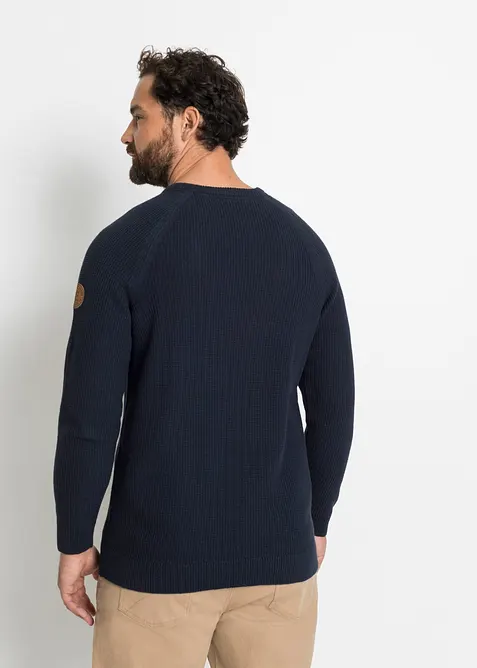 Pull en grosse maille avec coton recyclé, bonprix