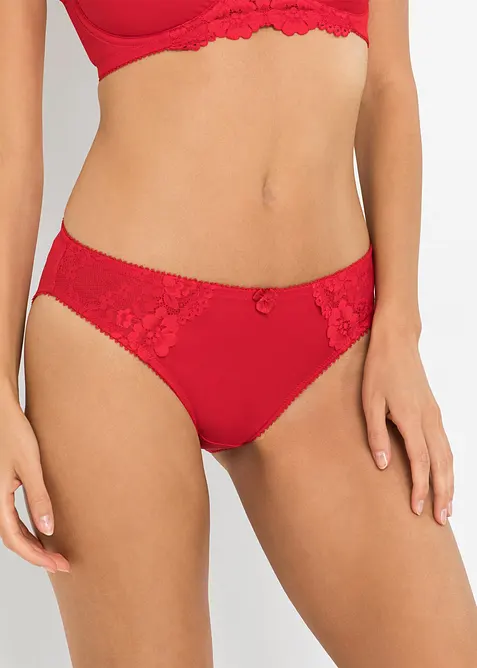 Lot de 2 slips avec dentelle, bonprix