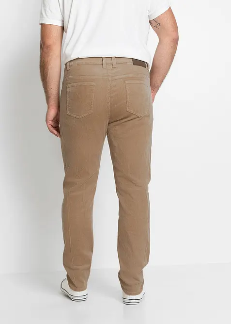 Pantalon en velours côtelé extensible et confortable, Slim, bonprix