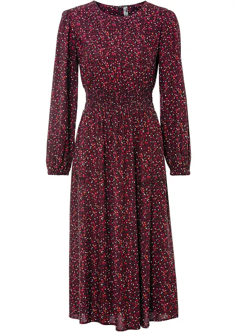 Robe midi à imprimé floral, bonprix