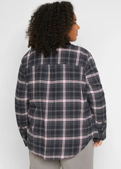 Chemisier en flanelle 100% coton, bonprix