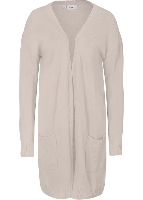 Gilet long en maille, bonprix