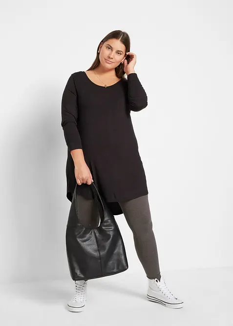 T-shirt viscose long, manches longues, bonprix