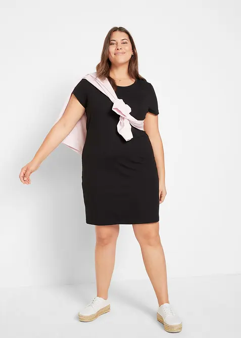 Robe en jersey coton extensible, bonprix