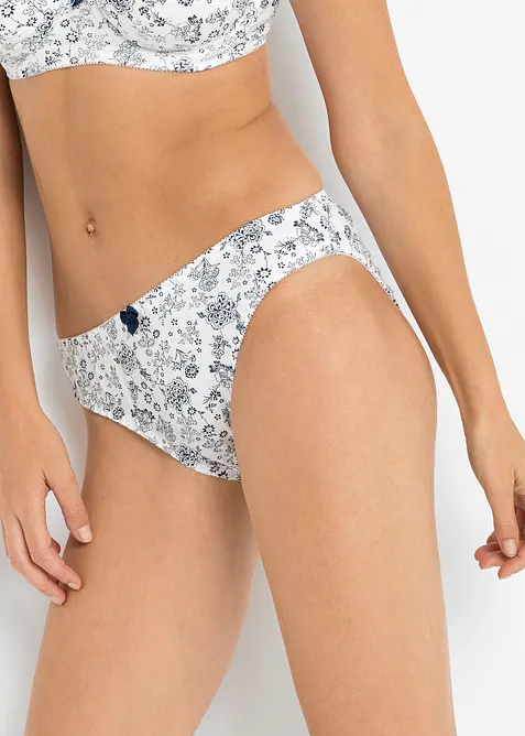 Lot de 3 slips coton, bonprix