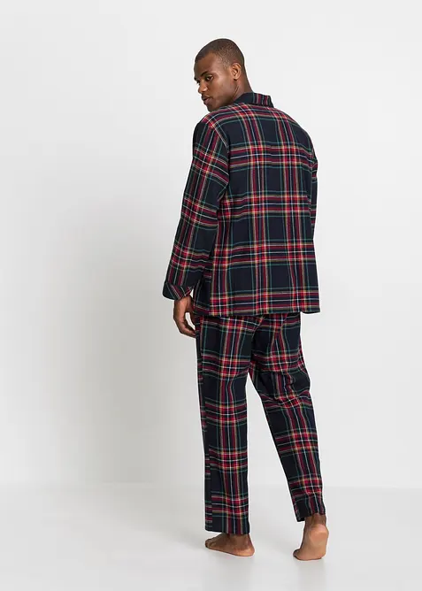 Pyjama boutonné homme en flanelle douce, bonprix
