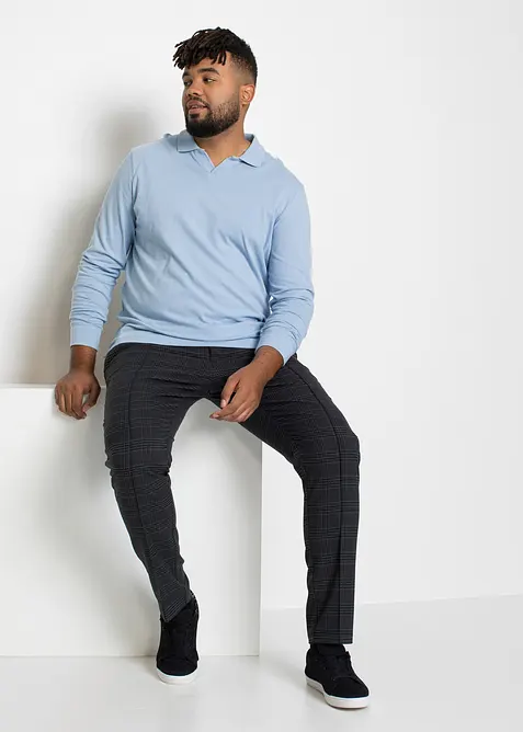 Pantalon jogger aspect laine, regular, bonprix