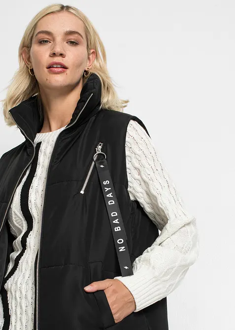 Gilet long sans manches, finition Bionic, bonprix