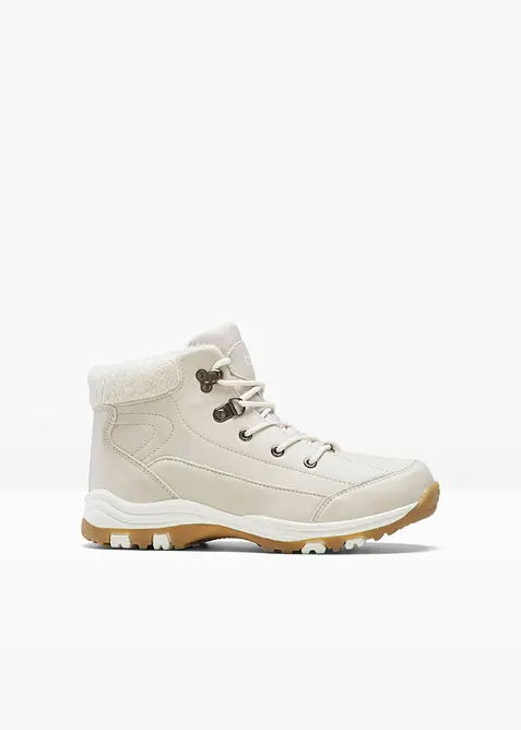 Boots fourrées à lacets, bonprix