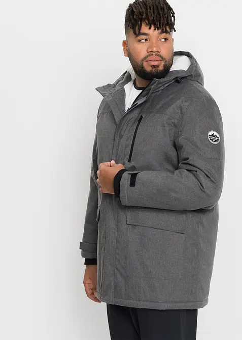 Parka technique imperméable, doublée sherpa douce, bonprix