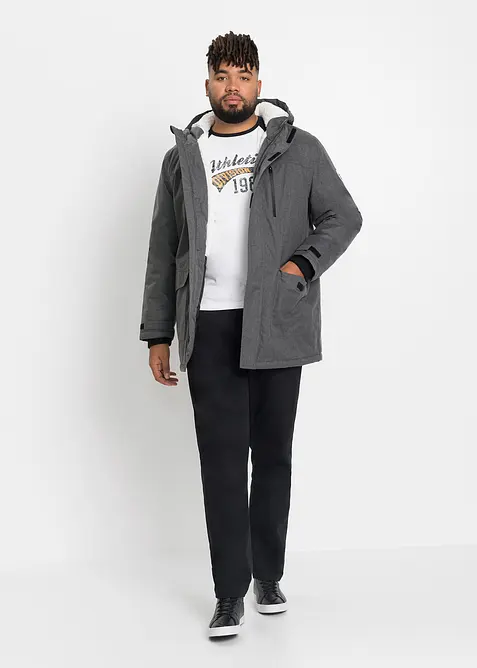 Parka technique imperméable, doublée sherpa douce, bonprix