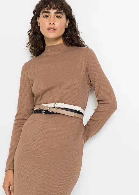 Lot de 3 ceintures étroites, bonprix