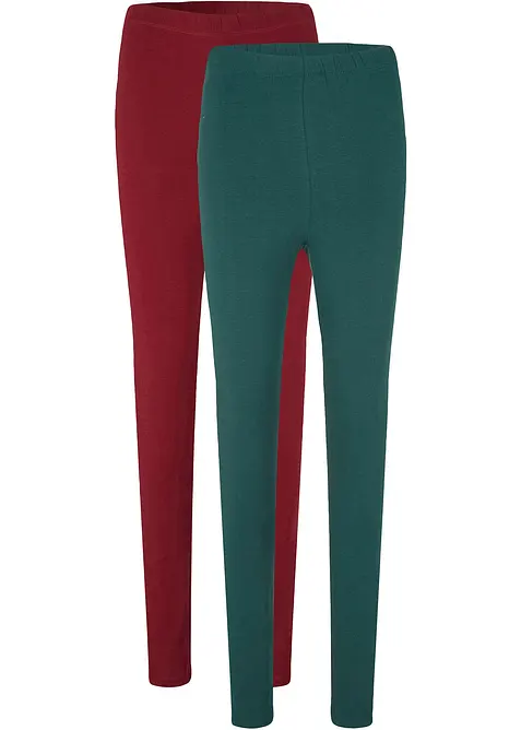 Lot de 2 leggings, bonprix