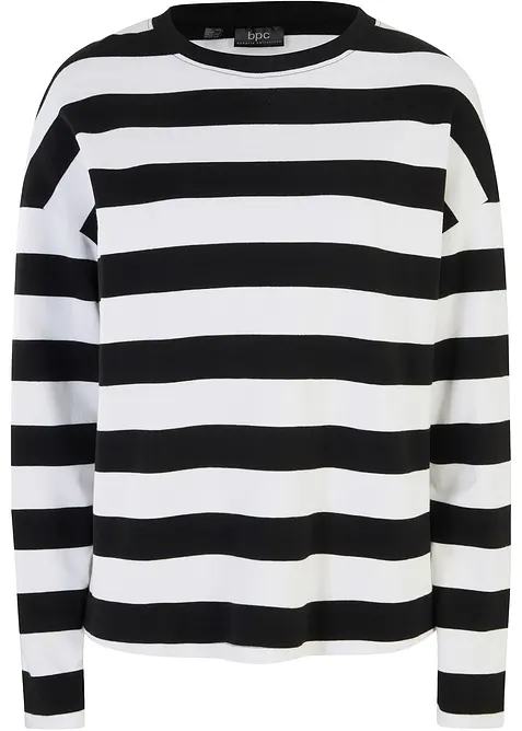 T-shirt manches longues 100% coton interlock, bonprix