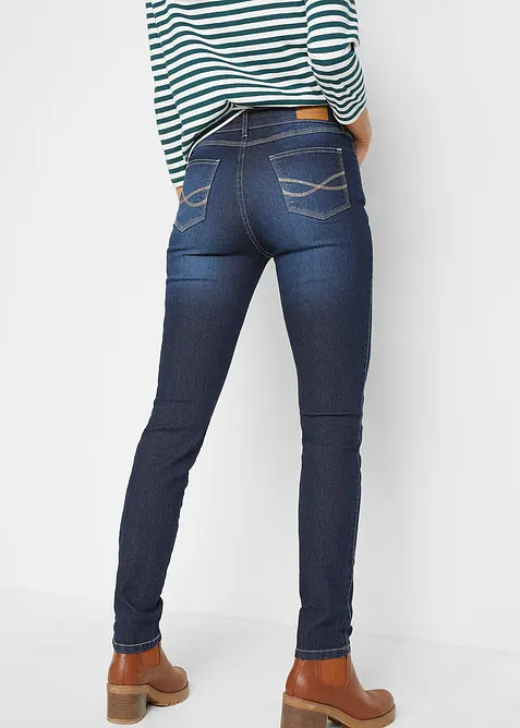 Jean skinny taille mi-haute, extensible, bonprix