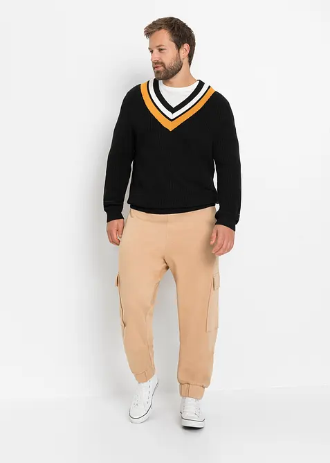 Pull doux en fine maille de coton majoritaire, bonprix