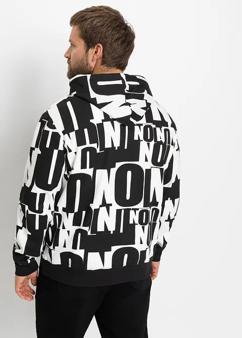 Sweat &agrave; capuche 100% coton, bonprix