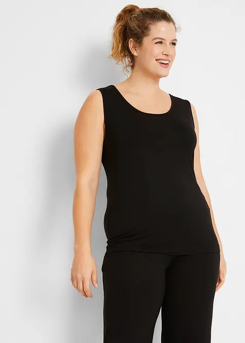 Tenue d’intérieur (ens. 3 pces) en viscose majoritaire, bonprix