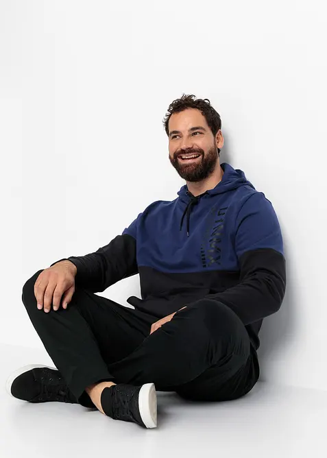 Pantalon jogger droit et extensible, regular, bonprix