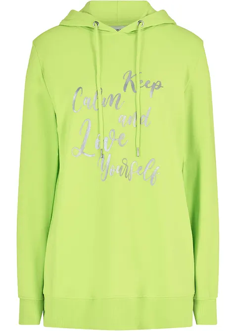 Sweat &agrave; capuche 100% coton, bonprix