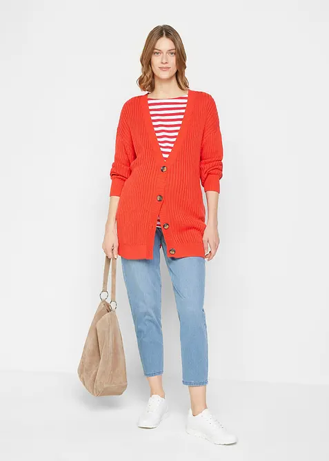 Jean de grossesse en coton extensible, fuselé, bonprix