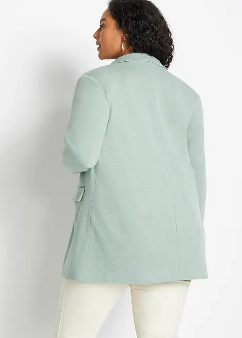 Blazer long en jersey avec poches, bonprix