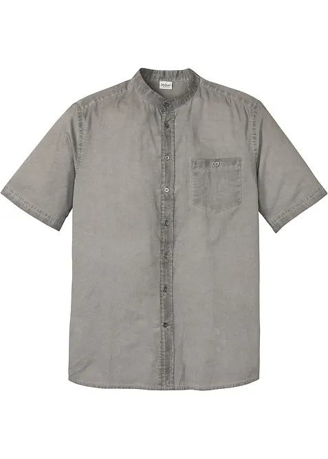 Chemise manches courtes aspect d&eacute;lav&eacute;, bonprix