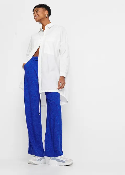 Pantalon palazzo en viscose fluide, bonprix