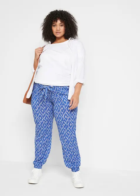 Léger pantalon de grossesse en viscose, loose, bonprix