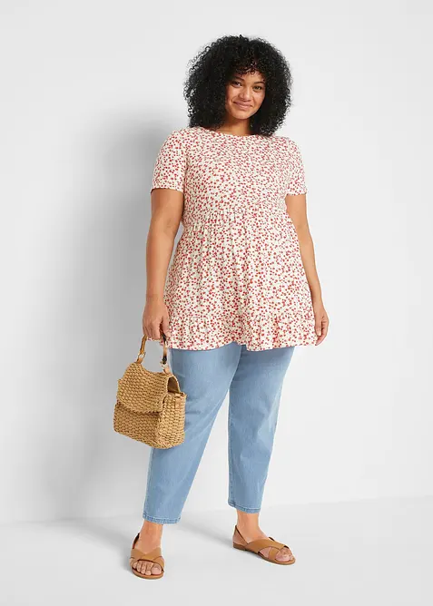 Jean de grossesse en coton extensible, fuselé, bonprix