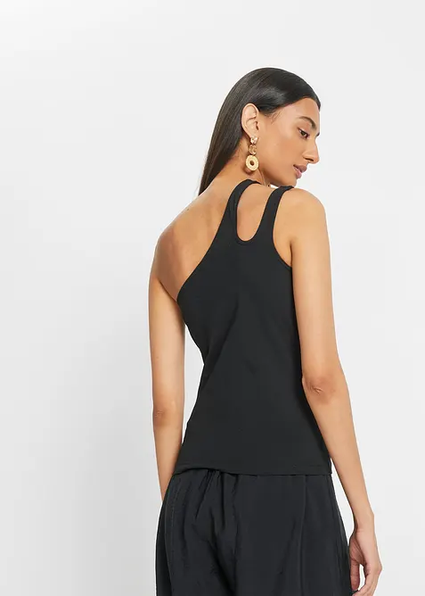 Top à épaule dénudée avec coton, bonprix