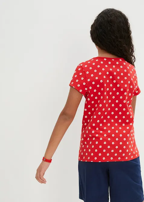 Lot de 2 T-shirts 100% coton, bonprix