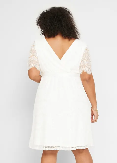 Robe de mariée de grossesse en dentelle avec fonction allaitement, bonprix