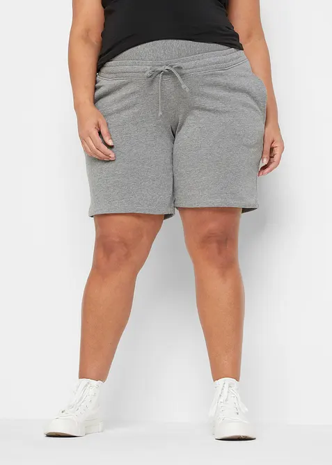 Lot de 2 bermudas de grossesse en molleton doux, bonprix