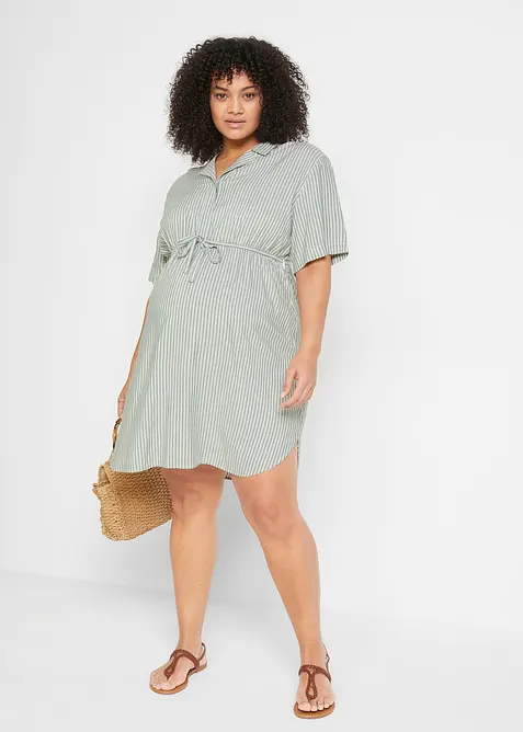 Robe-chemise de grossesse et d’allaitement en viscose fluide, bonprix