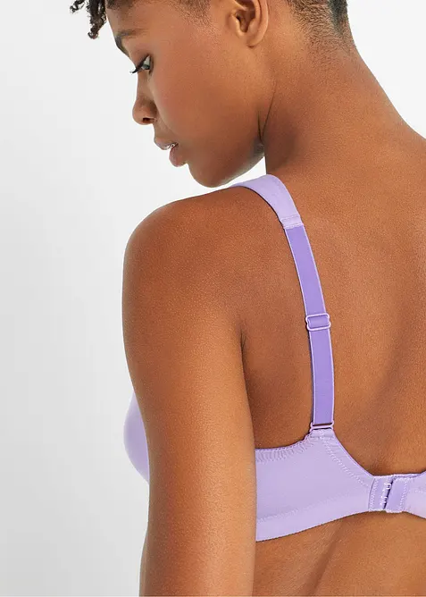 Lot de 3 soutiens-gorge coton sans armatures, bonprix