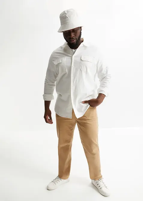 Chemise en lin majoritaire, bonprix