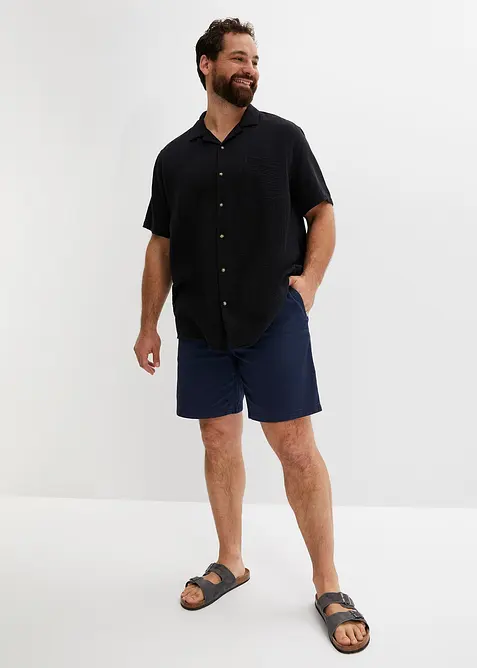 Chemise manches courtes en gaze 100% coton, bonprix