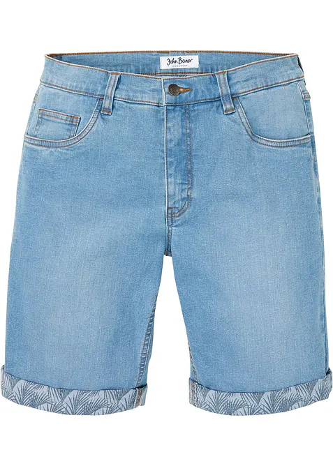 Bermuda en jean extensible, Regular, bonprix