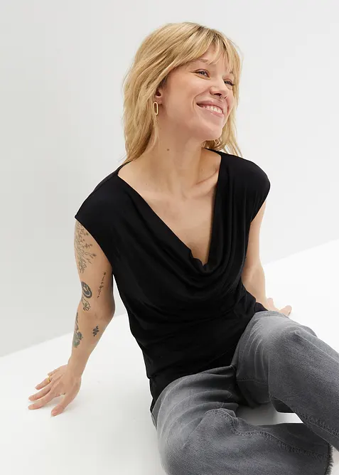 Top en viscose extensible, bonprix