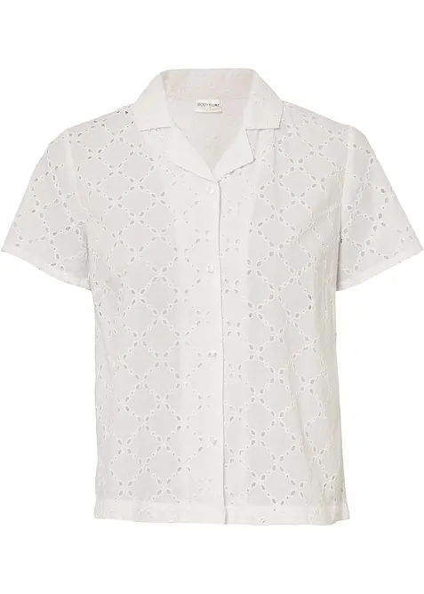 Chemisier tendance en broderie anglaise, bonprix