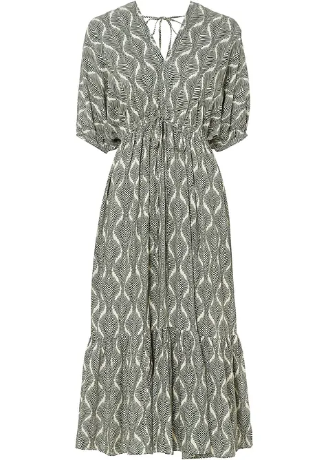 Robe midi en viscose fluide, bonprix